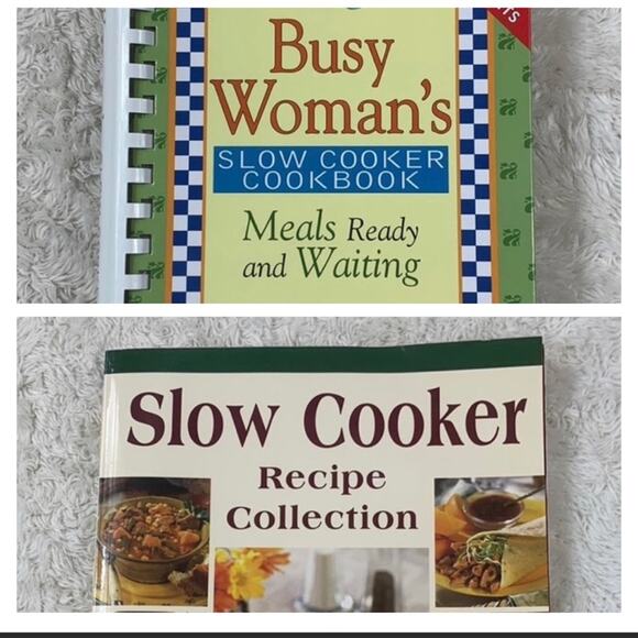 Bundle lot 2 cookbooks - Busy Woman's Slow Cooker, Slow Cooker Recipe Collection - Picture 1 of 10